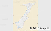 Classic Style Map of Nchelenge, single color outside