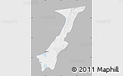 Gray Map of Nchelenge, single color outside
