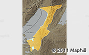 Physical Map of Nchelenge, darken, semi-desaturated