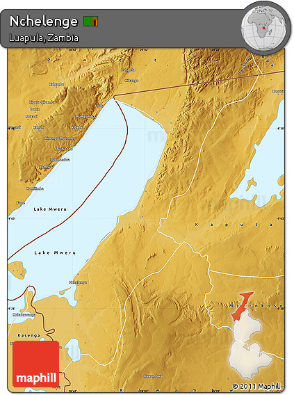 Physical Map of Nchelenge