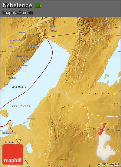 Physical Map of Nchelenge