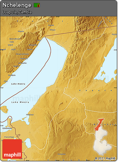 Physical Map of Nchelenge