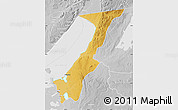 Physical Map of Nchelenge, lighten, desaturated