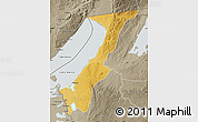 Physical Map of Nchelenge, semi-desaturated