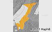 Political Map of Nchelenge, desaturated