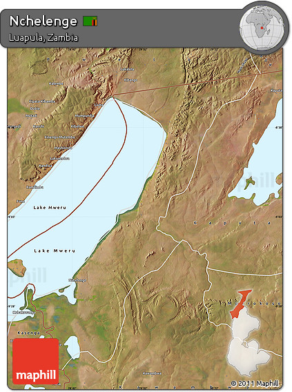 Satellite Map of Nchelenge