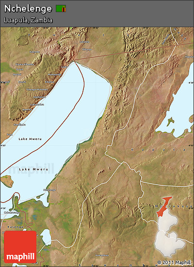Satellite Map of Nchelenge