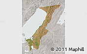 Satellite Map of Nchelenge, lighten, semi-desaturated