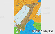 Satellite Map of Nchelenge, political outside