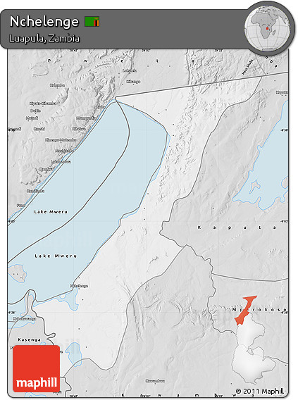 Silver Style Map of Nchelenge