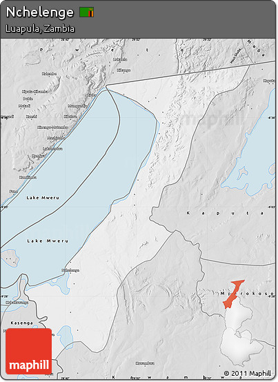 Silver Style Map of Nchelenge