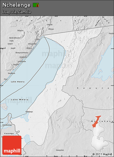 Silver Style Map of Nchelenge
