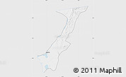 Silver Style Map of Nchelenge, single color outside