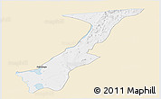 Classic Style Panoramic Map of Nchelenge, single color outside