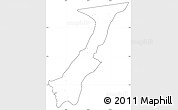 Blank Simple Map of Nchelenge, cropped outside, no labels