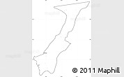 Blank Simple Map of Nchelenge, cropped outside