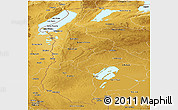 Physical Panoramic Map of Luapula