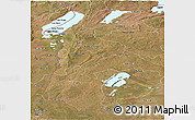 Satellite Panoramic Map of Luapula