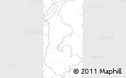 Blank Simple Map of Luapula, no labels