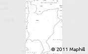Blank Simple Map of Mwinilunga
