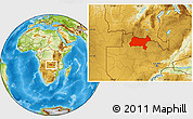 Physical Location Map of Solwezi