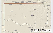 Shaded Relief 3D Map of Zambezi