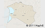 Shaded Relief 3D Map of Chilubi, lighten