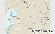 Shaded Relief 3D Map of Chilubi