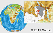 Physical Location Map of Chilubi, highlighted country, highlighted parent region