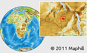 Physical Location Map of Chilubi