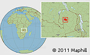 Savanna Style Location Map of Chilubi