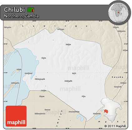 Classic Style Map of Chilubi