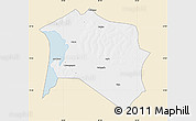 Classic Style Map of Chilubi, single color outside