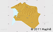 Physical Map of Chilubi, cropped outside