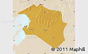 Physical Map of Chilubi, lighten