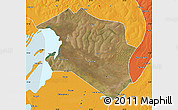 Satellite Map of Chilubi, political outside