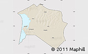 Shaded Relief Map of Chilubi, cropped outside