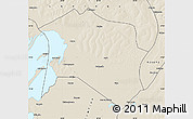 Shaded Relief Map of Chilubi