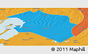 Political Panoramic Map of Chilubi