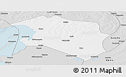 Silver Style Panoramic Map of Chilubi