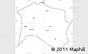 Blank Simple Map of Chilubi, cropped outside