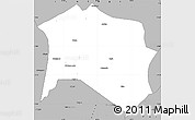 Gray Simple Map of Chilubi