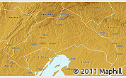 Physical 3D Map of Luwingu