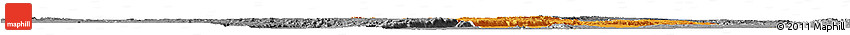 Political Horizon Map of Mpika, desaturated
