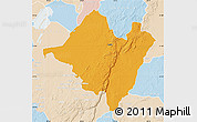 Political Map of Mpika, lighten