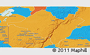 Political Panoramic Map of Mpika