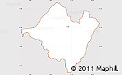 Classic Style Simple Map of Mpika, cropped outside