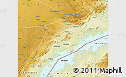 Physical Map of Gwembe