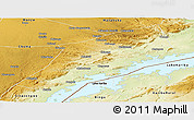 Physical Panoramic Map of Gwembe