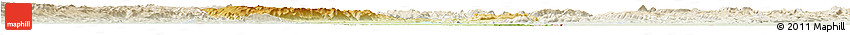 Physical Horizon Map of Siavonga, lighten